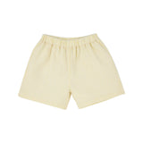 Shelton Shorts Seaside Sunny Yellow Seersucker With Worth Avenue White Stork - Born Childrens Boutique