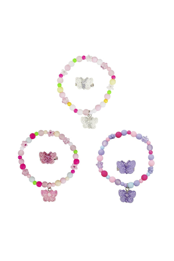 Sparkle Butterfly BL & RG Set (One Set Included) - Born Childrens Boutique
