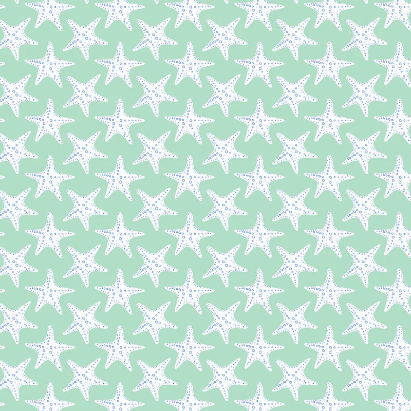 Lila + Hayes Charles Short Set, STARS BY THE SEA GREEN - Born Childrens Boutique