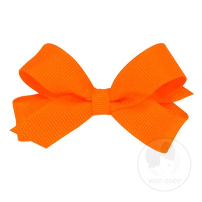 Wee Ones Orange Bow - Born Childrens Boutique