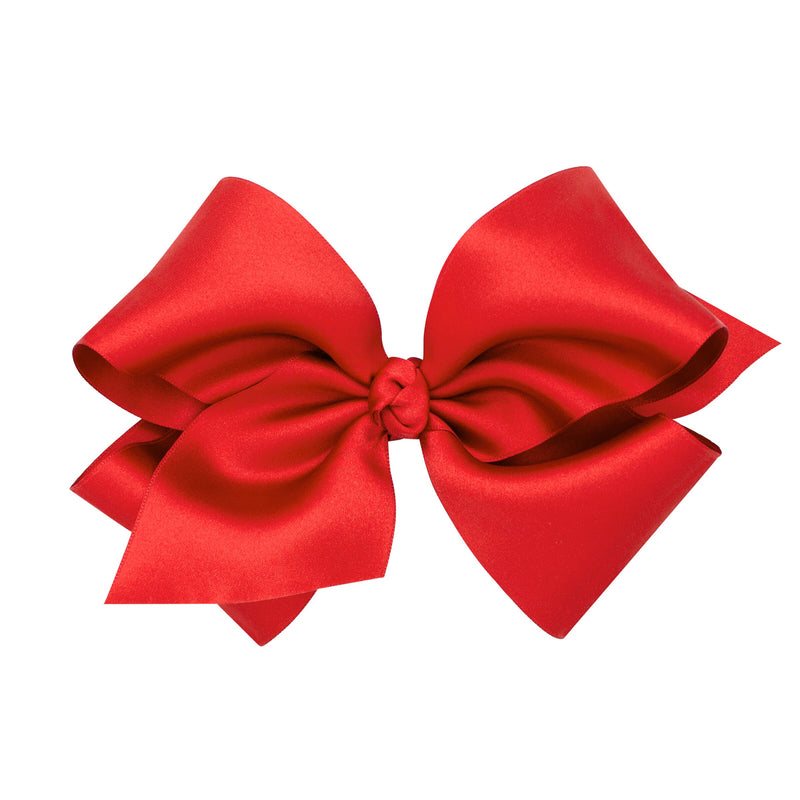 Wee Ones Satin Ruby Bow - Born Childrens Boutique