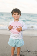 Boys James Stripe Swim Shorts - Born Childrens Boutique