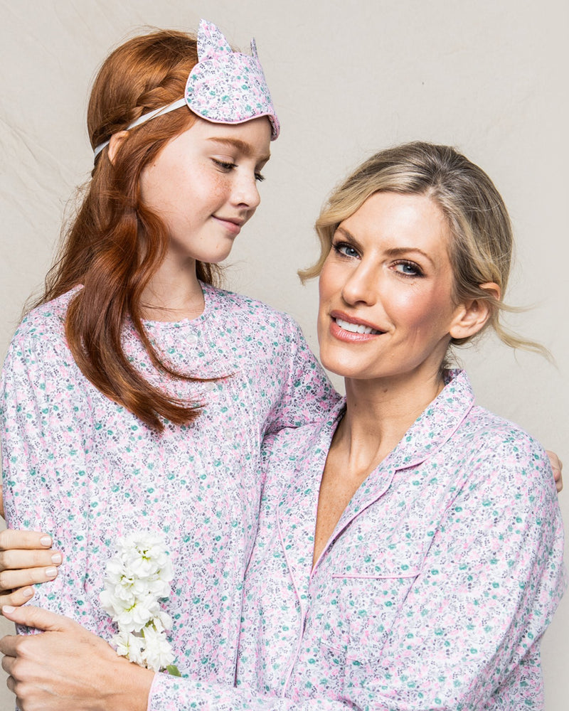 Pink Green Floral Beatrice Nightgown - Born Childrens Boutique