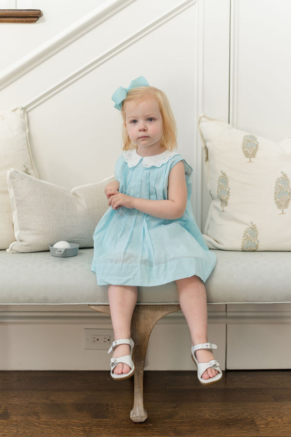 Pre-Order Brynn Swiss Dot Dress - Born Childrens Boutique