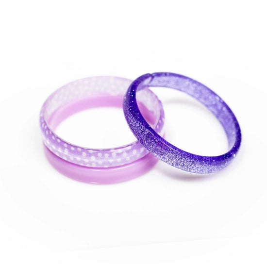 Purple Dots Mix Bangle Set - Born Childrens Boutique