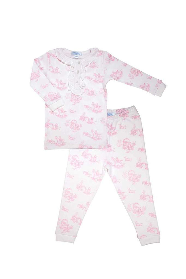 Pink Toile Pajamas - Born Childrens Boutique