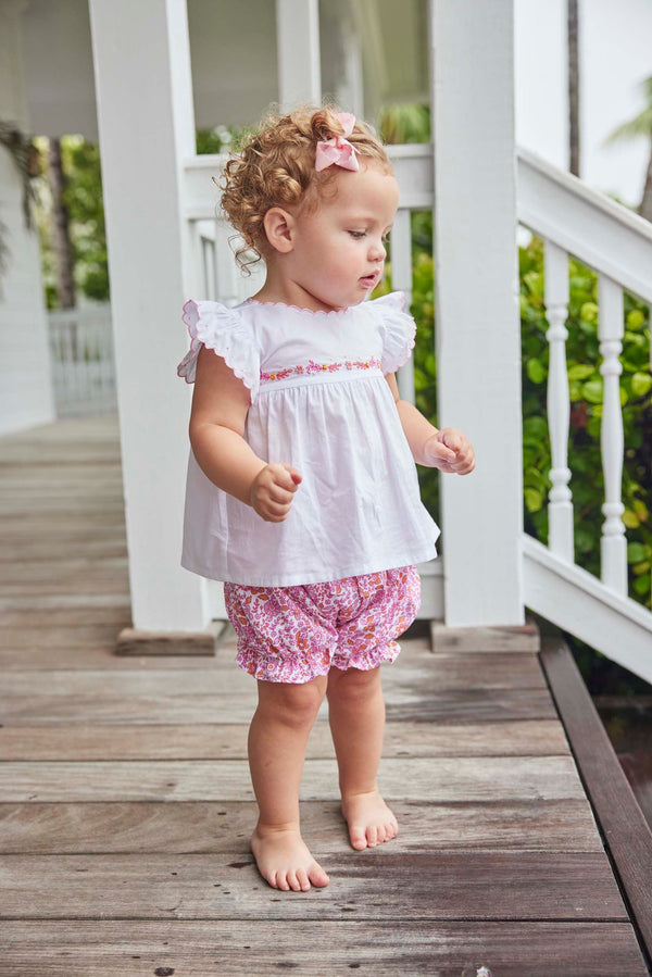 Bow Bloomer - Naples Floral - Born Childrens Boutique