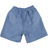 Pre-Order Blue Corduroy Boy Shorts - Born Childrens Boutique