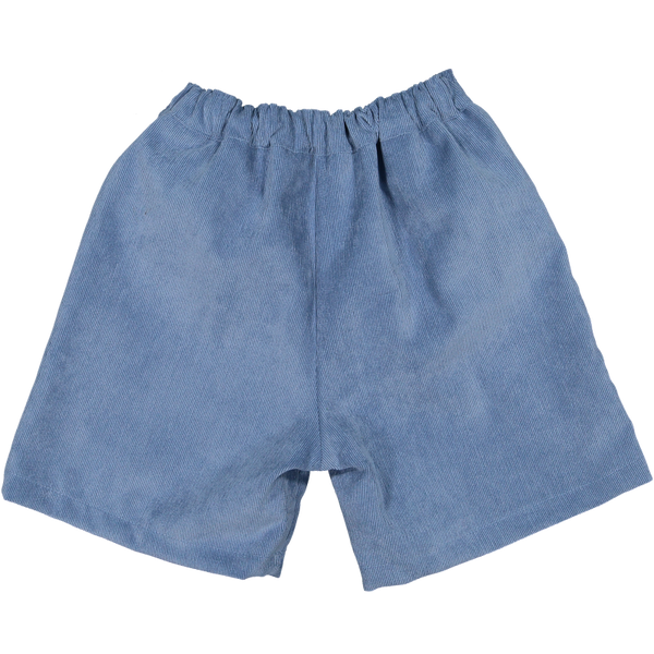 Pre-Order Blue Corduroy Boy Shorts - Born Childrens Boutique