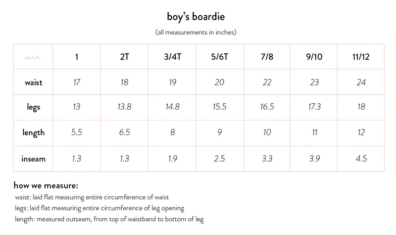 Pre-Order Boardie Atlantic Star with White Side Binding - Born Childrens Boutique