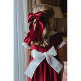 Pre-Order Sal & Pimenta Burgundy Velvet Dress - Born Childrens Boutique