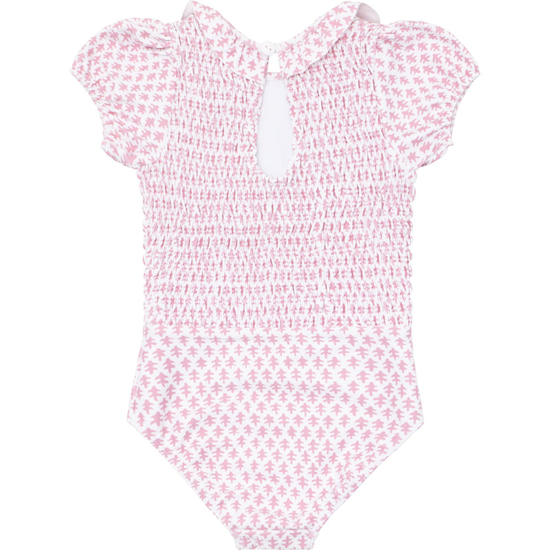 Nectar Leaf Puff Sleeve One Piece - Born Childrens Boutique