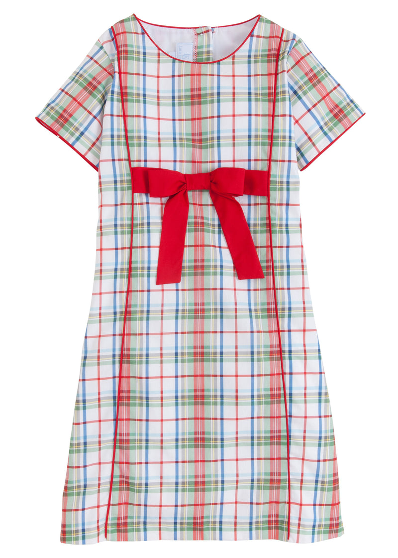 Little English Cora Dress - Douglas Plaid - Born Childrens Boutique