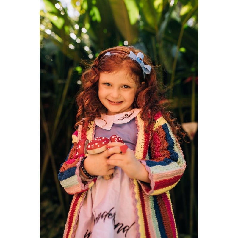 Bow Tie Blue Jeans Headband - Born Childrens Boutique