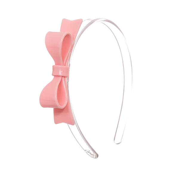 Bow Tie Light Pink Headband - Born Childrens Boutique