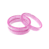 Light Pink Glitter Bangle Set - Born Childrens Boutique