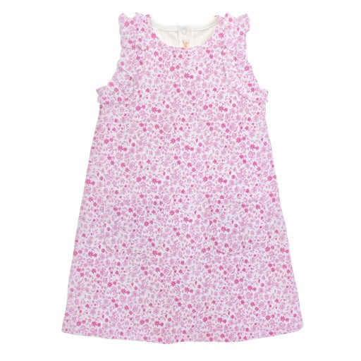 Tiny Flowers Pink Toddler Dress - Born Childrens Boutique