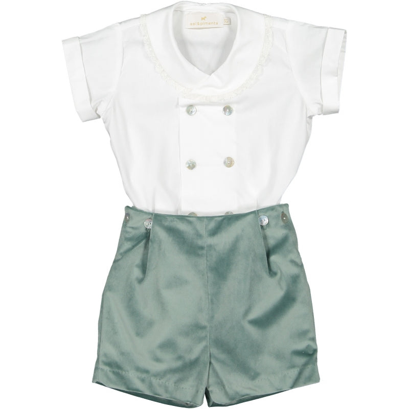 Pre-Order Forest Velvet Baby Set - Born Childrens Boutique