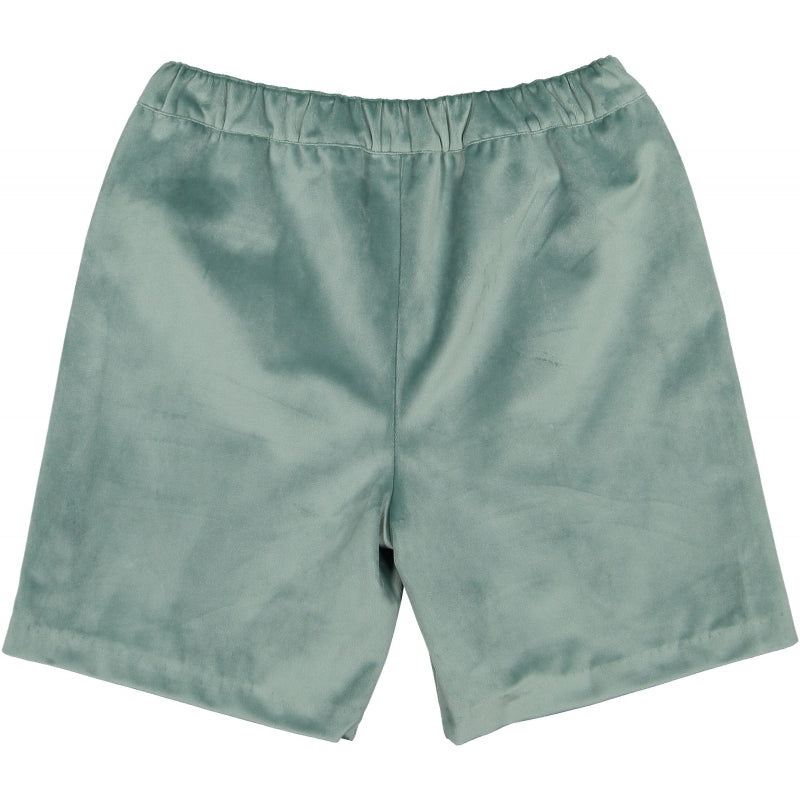 Pre-Order Forest Velvet Shorts - Born Childrens Boutique