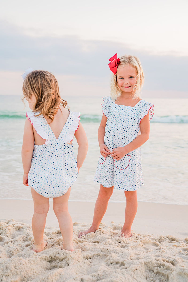 Pre-Order Sparkle Girl Open Back Bubble - Born Childrens Boutique