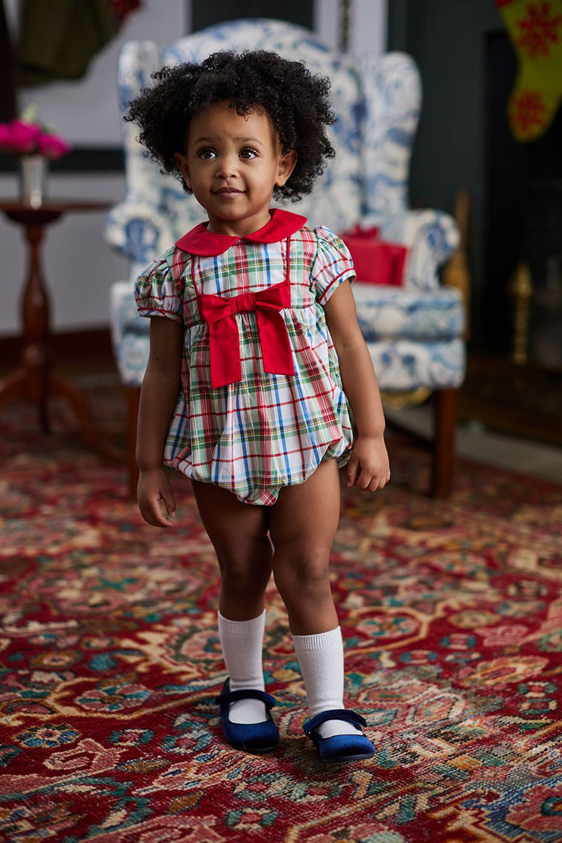 Little English Marisa Bubble - Douglas Plaid - Born Childrens Boutique