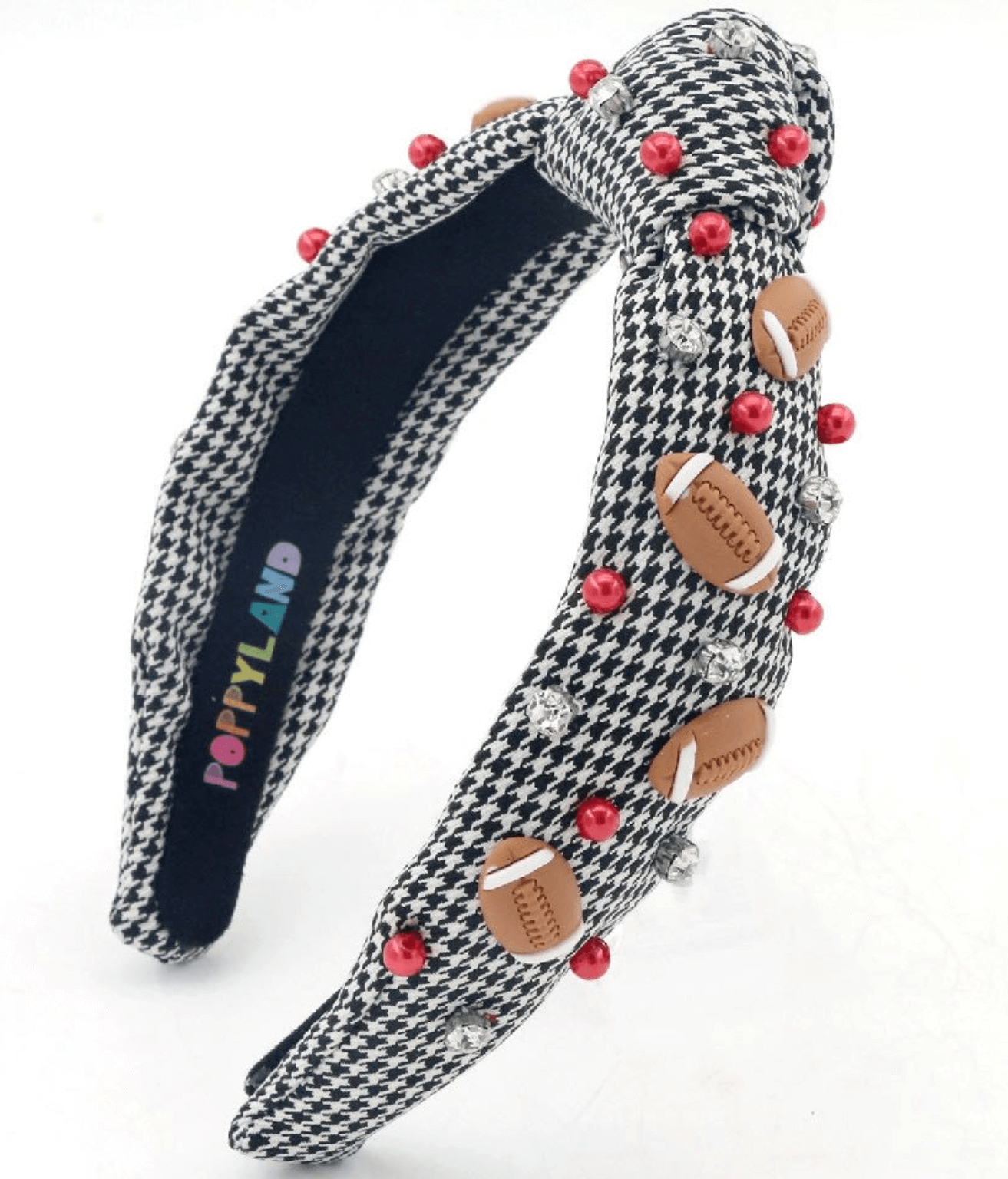 Poppyland Alabama Houdstooth Child Headband - Born Childrens Boutique