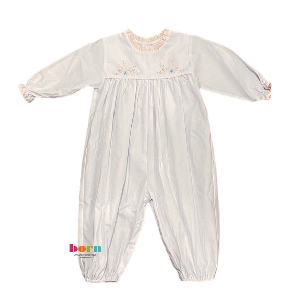 Longall, White/Pink Bird - Born Childrens Boutique