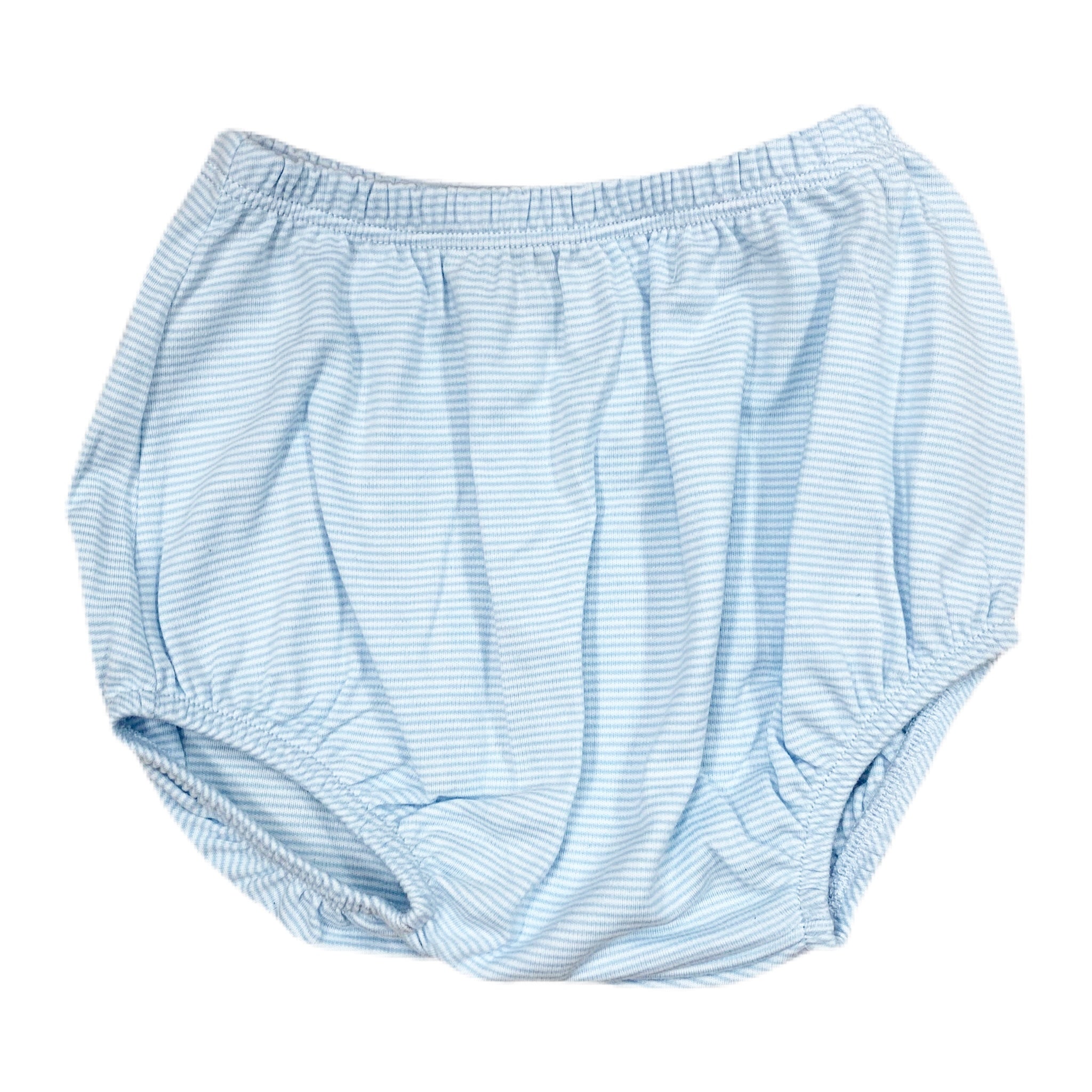 Boy Diaper Cover Blue Thin Stripe - Born Childrens Boutique