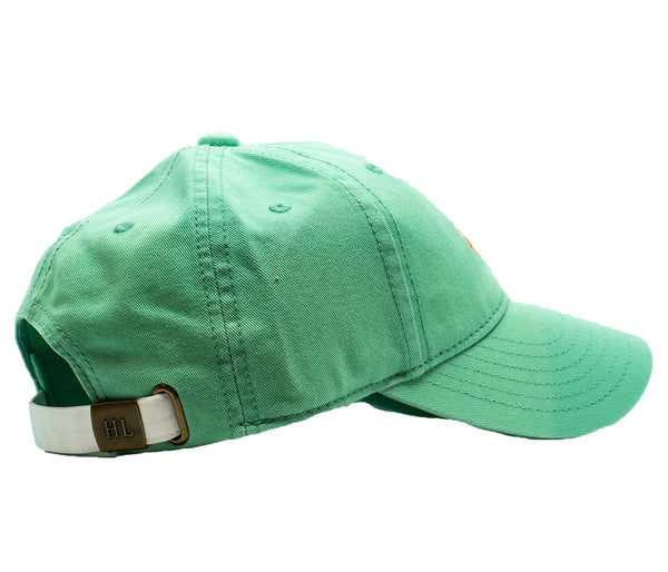 Kids Baseball Hat, Crab on Keys Green - Born Childrens Boutique