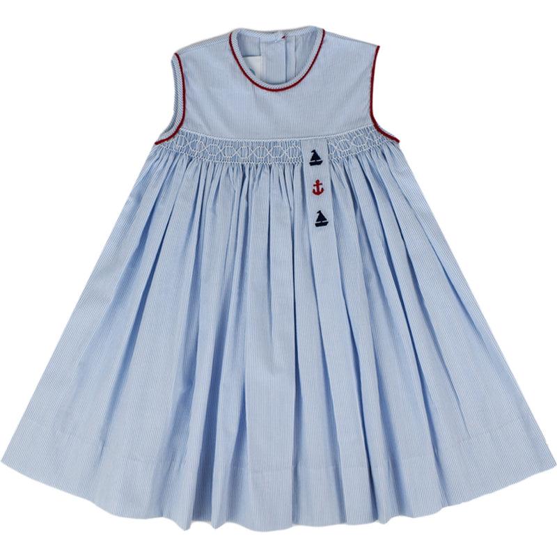 Maylin Dress - Anchors Aweigh - Born Childrens Boutique