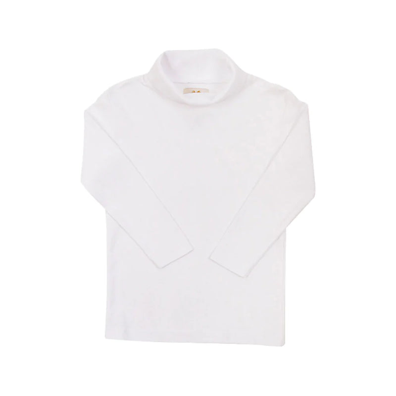 Tatum Turtleneck - Worth Avenue White - Born Childrens Boutique