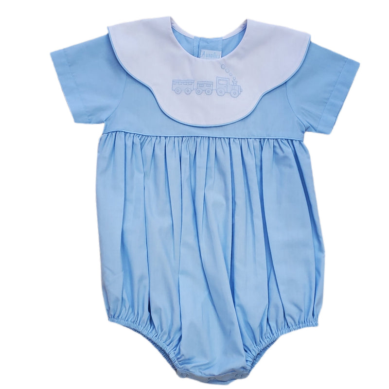 Boy Bubble Blue Train - Born Childrens Boutique