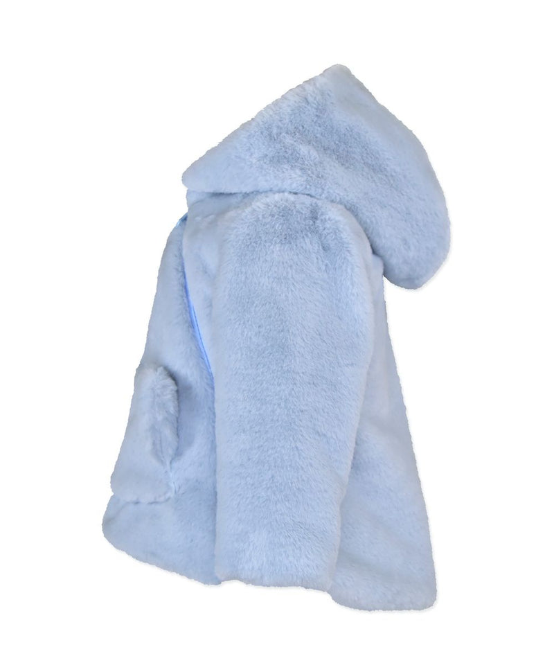 Bear Pocket Jacket Baby Blue - Born Childrens Boutique