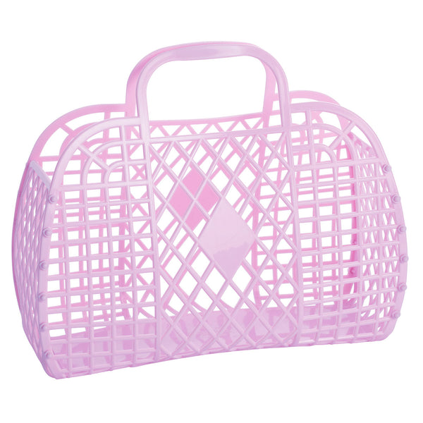 Retro Basket-Large, Lilac - Born Childrens Boutique