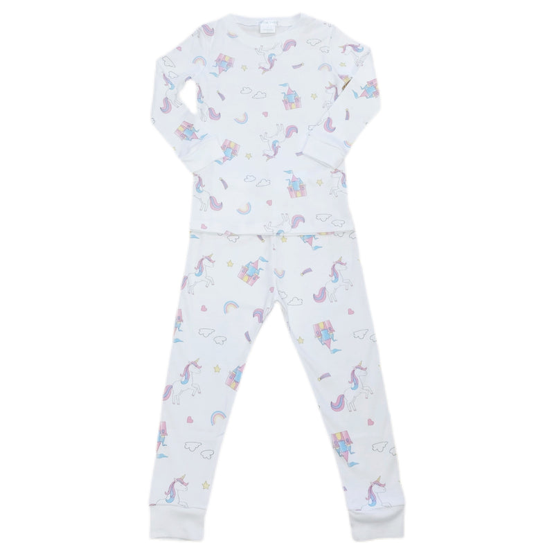 Unicorn Print Pajamas Set - Born Childrens Boutique