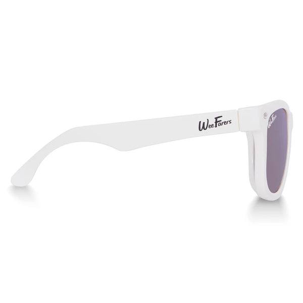Polarized WeeFares, White/Purple - Born Childrens Boutique