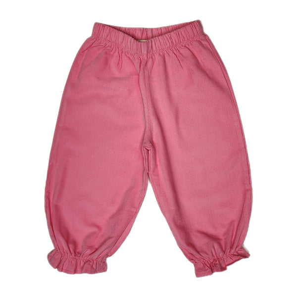 Girl Bloomer Pant Light Bubblegum Cord - Born Childrens Boutique