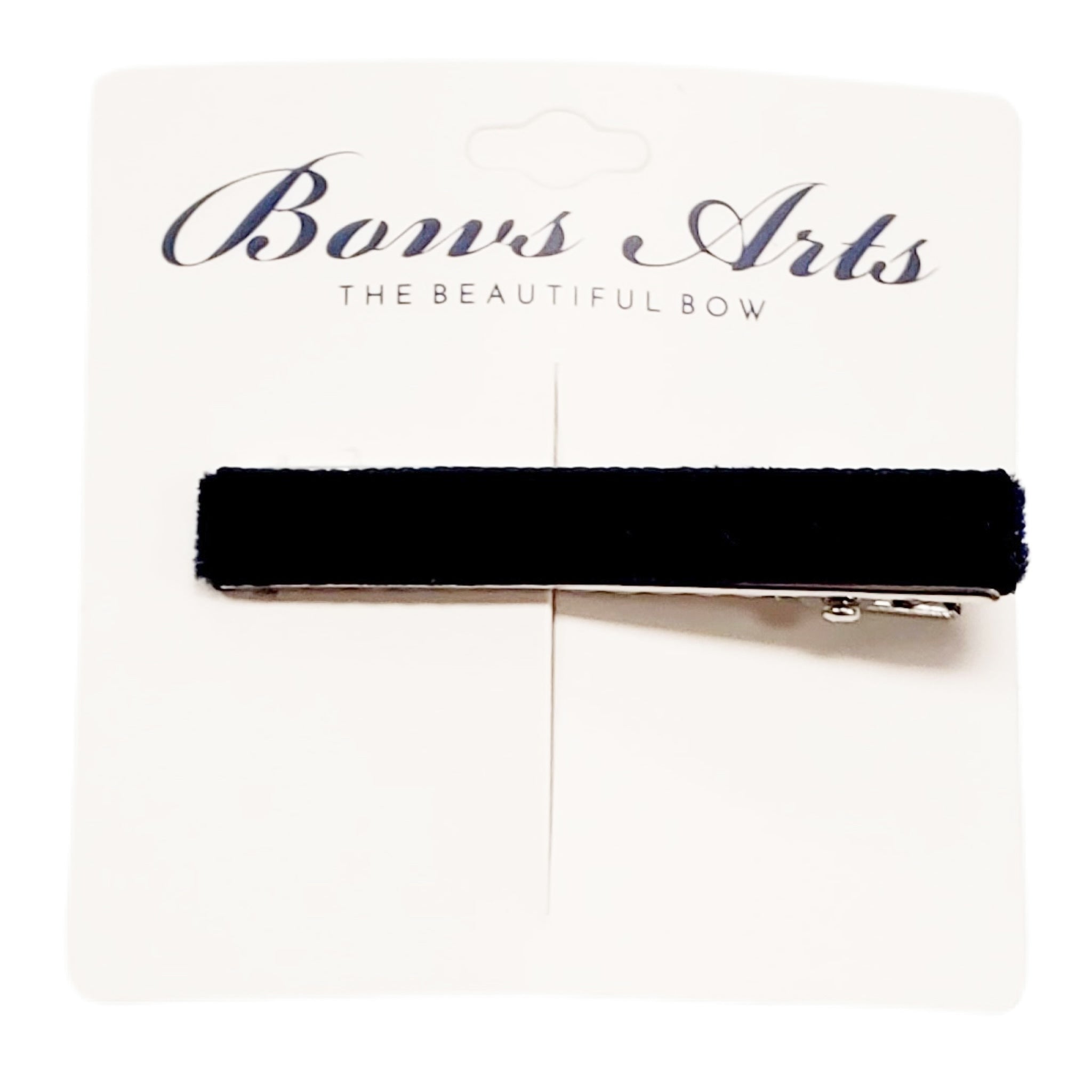 Velvet Bar Teeth Clip, Navy - Born Childrens Boutique