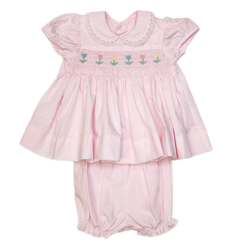 Remember Nguyen Pink Juliette Bloomer Set - Born Childrens Boutique