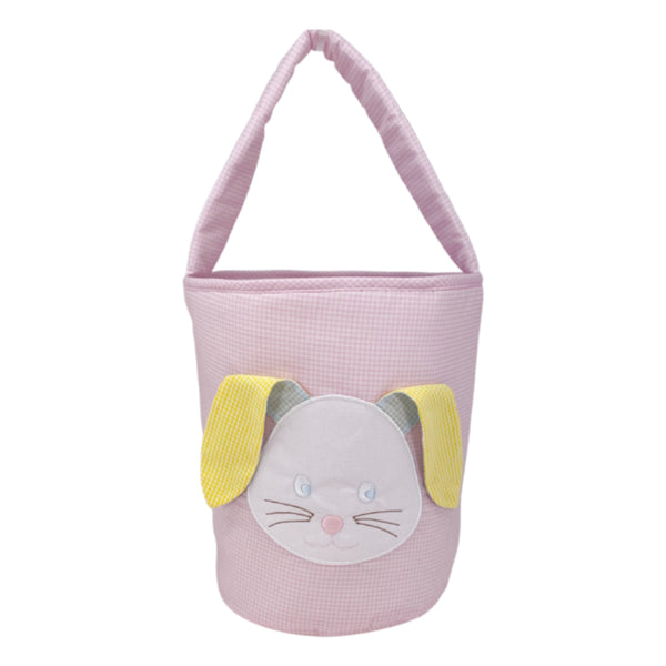 Lullaby Set Easter Basket - Pink Mini Gingham - Born Childrens Boutique
