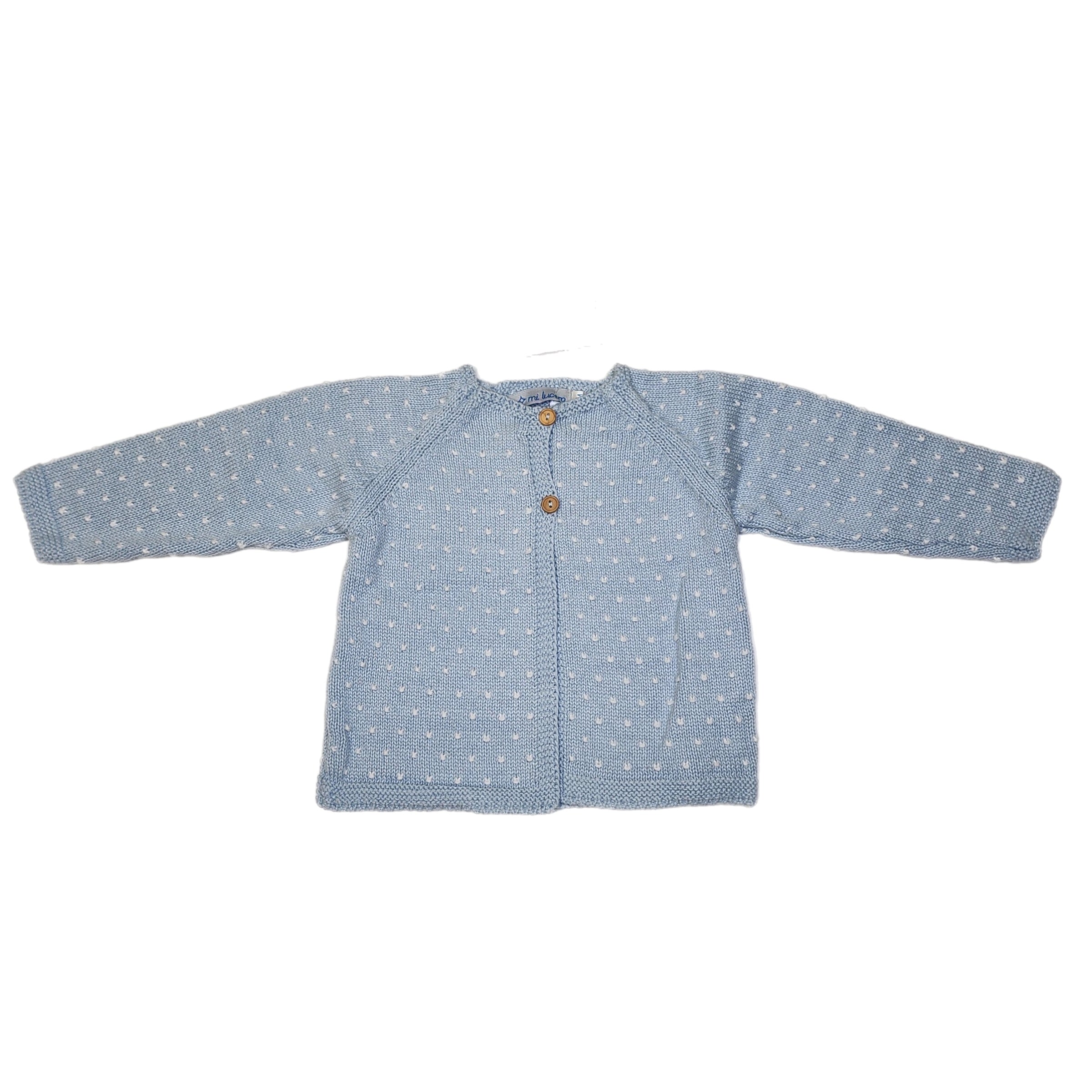 Blue Dot Cardigan - Born Childrens Boutique