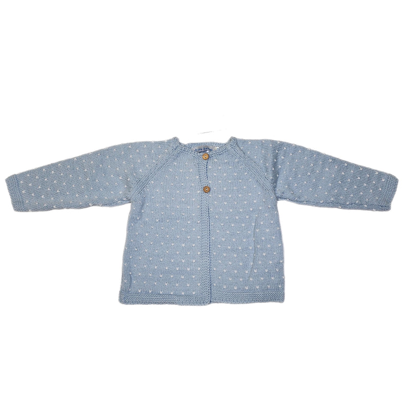 Blue Dot Cardigan - Born Childrens Boutique