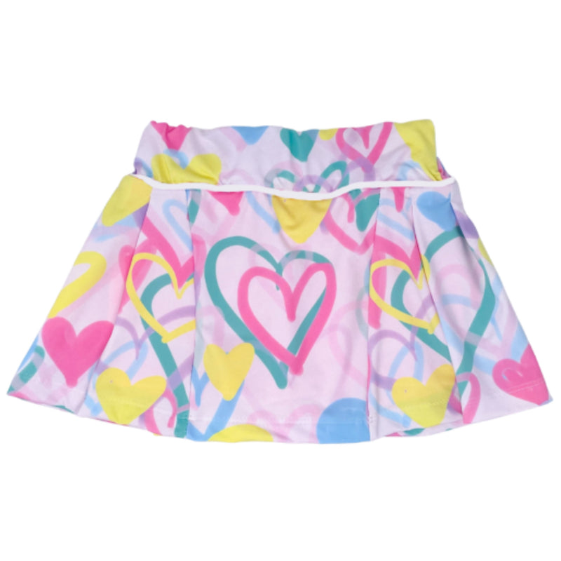 Pre-Order Set Athleisure Sarah Skort - Heart - Born Childrens Boutique