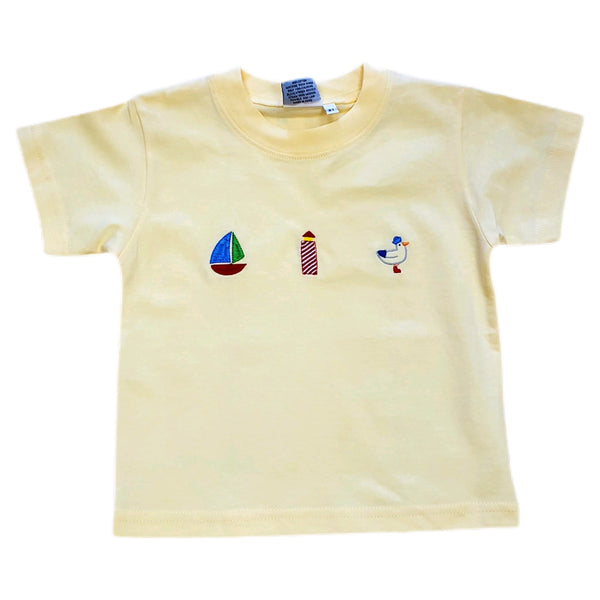 Seaside App Boy SS Shirt - Born Childrens Boutique