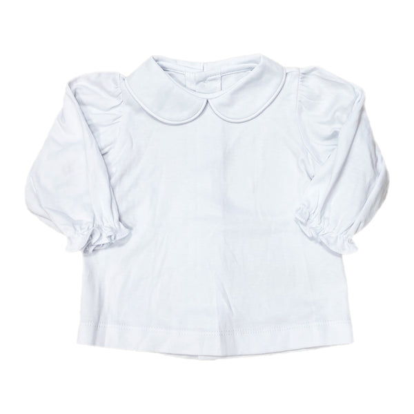 Remember Nguyen White Girl Long Knit Shirt - Born Childrens Boutique