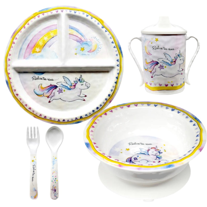 Dinner 5 Piece Set, Realize Your Dreams - Born Childrens Boutique