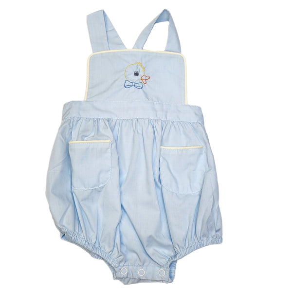 Remember Nguyen Blue Kerry Boy Sunsuit - Duck - Born Childrens Boutique