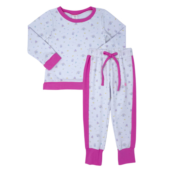 Set Athleisure Selena Jogger Set - Fairytale - Born Childrens Boutique