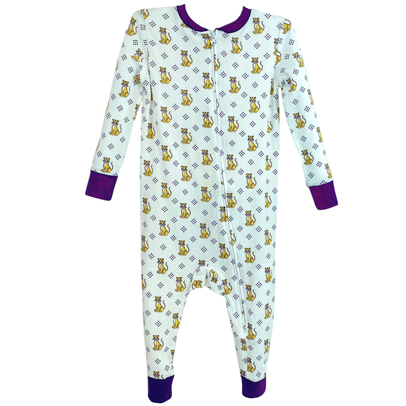 Purple Tiger Unisex Onesie - Born Childrens Boutique