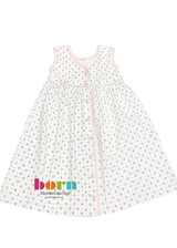 Pink Floral Button Back Sundress - Born Childrens Boutique